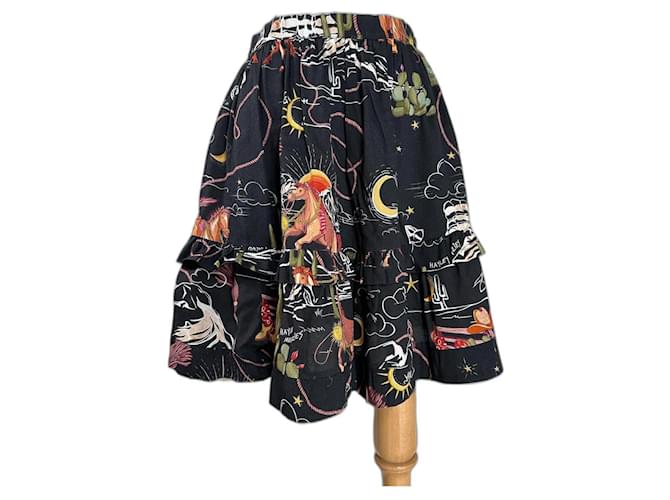 Autre Marque Skirts Multiple colors Viscose Rayon  ref.1296403