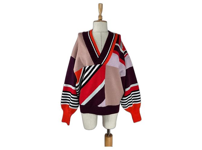 Roksanda V-Ausschnitt Pullover Mehrfarben