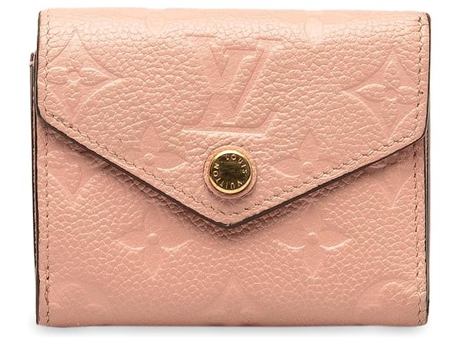Portafoglio piccolo Louis Vuitton con monogramma rosa Empreinte Zoe Pelle  ref.1296446