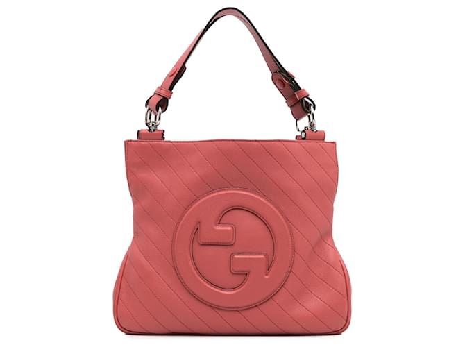 Gucci Pink Small Blondie Satchel Leather Pony-style calfskin  ref.1296489