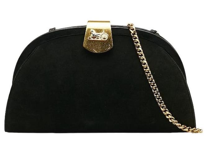 Céline Leather Chain Shoulder Bag  ref.1296628