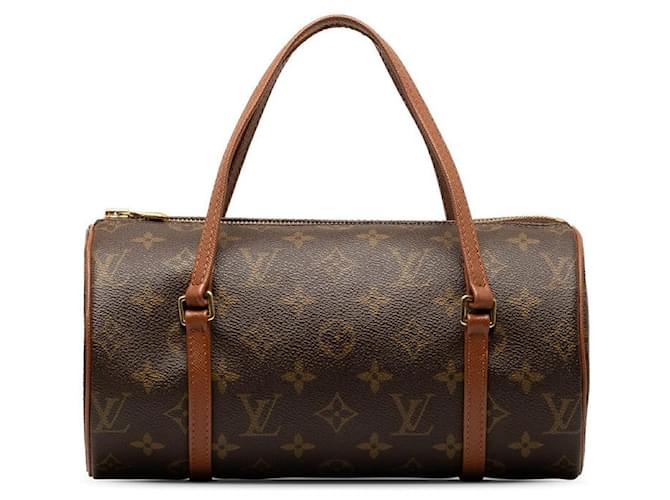 Louis Vuitton Monogram Papillon 26 Handtasche M51386 aus braunem PVC-Leder in sehr gutem Zustand Kunststoff  ref.1296643