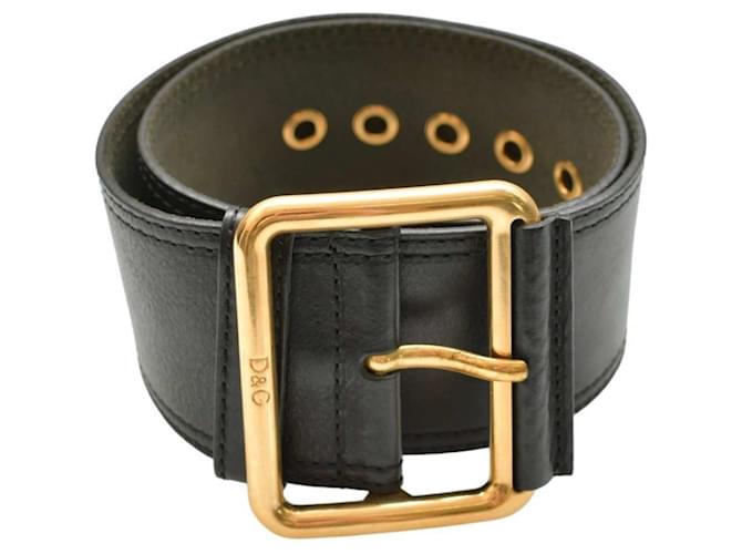Dolce & Gabbana Belts Black Leather  ref.1296703