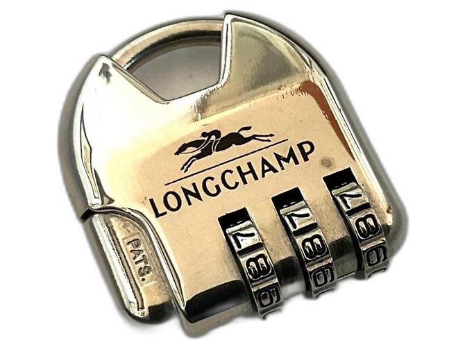 Lucchetto Longchamp Charm per Borsa Argento Acciaio