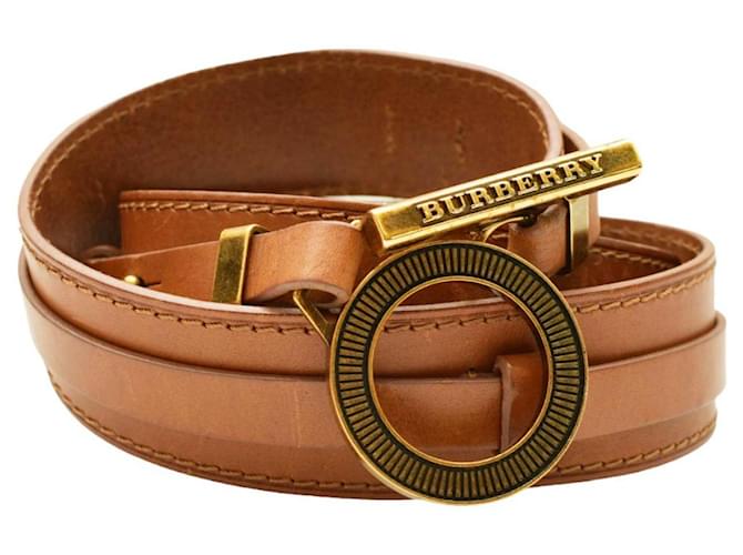 Burberry Belts Brown Leather  ref.1296707