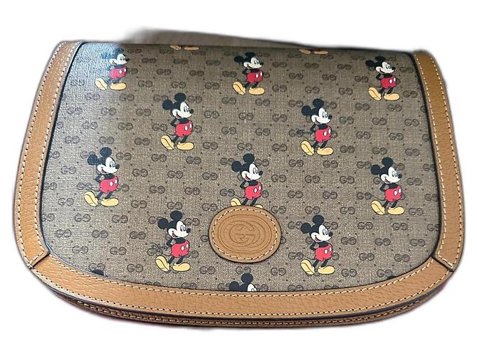 Gucci x monogramme Disney Marron