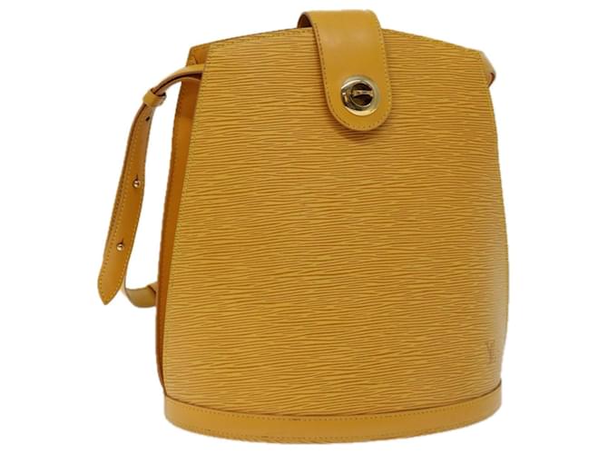 LOUIS VUITTON Epi Cluny Shoulder Bag Yellow M52259 LV Auth 67638 Leather  ref.1296767