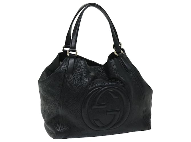 GUCCI Soho Shoulder Bag Leather Black 282309 auth 68170  ref.1296819