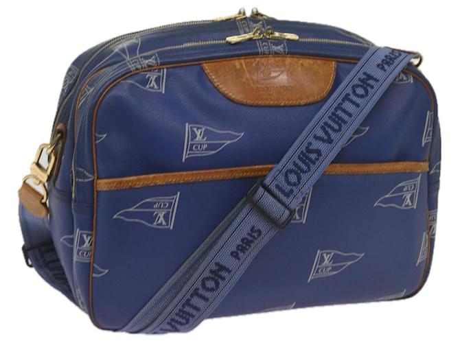 LOUIS VUITTON LOUIS VUITTON Cup Sac Cowes Shoulder Bag Blue M80008 auth 68096  ref.1296905