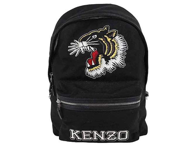 Kenzo Cotton backpack Black  ref.1296922