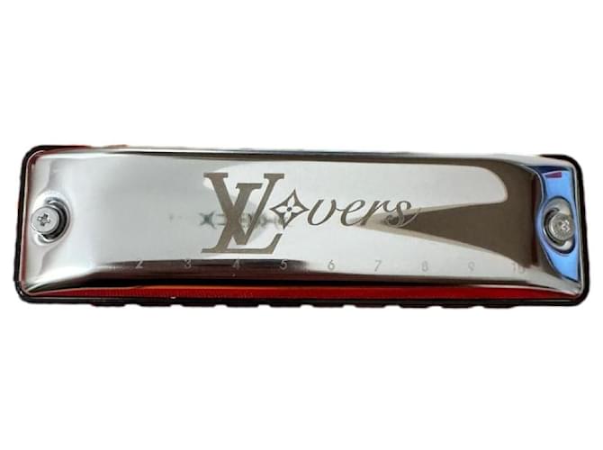 Louis Vuitton harmonica Silvery Steel  ref.1296965