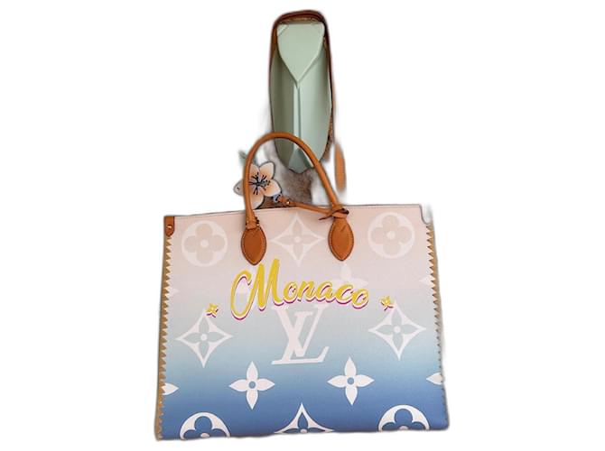 Louis Vuitton Limited edition "Monaco" Onthego Multiple colors Cloth  ref.1296970