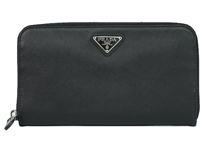 Prada Saffiano Black Leather  ref.1296985