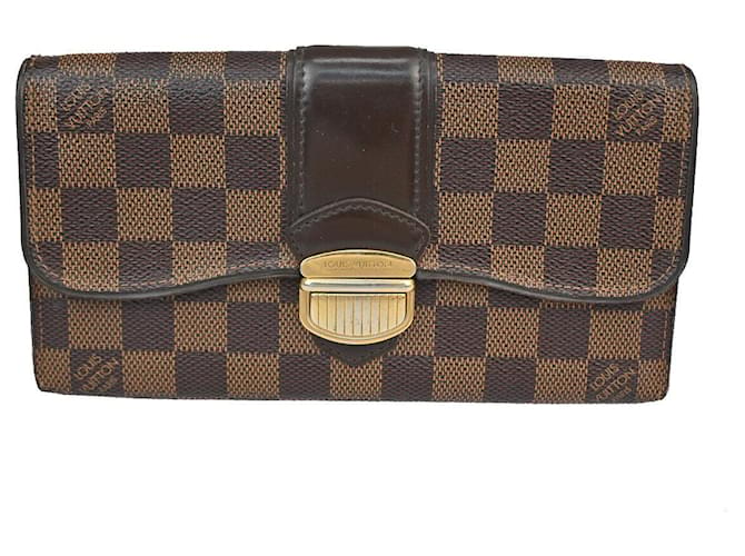 Louis Vuitton Sistina Brown Cloth  ref.1296996