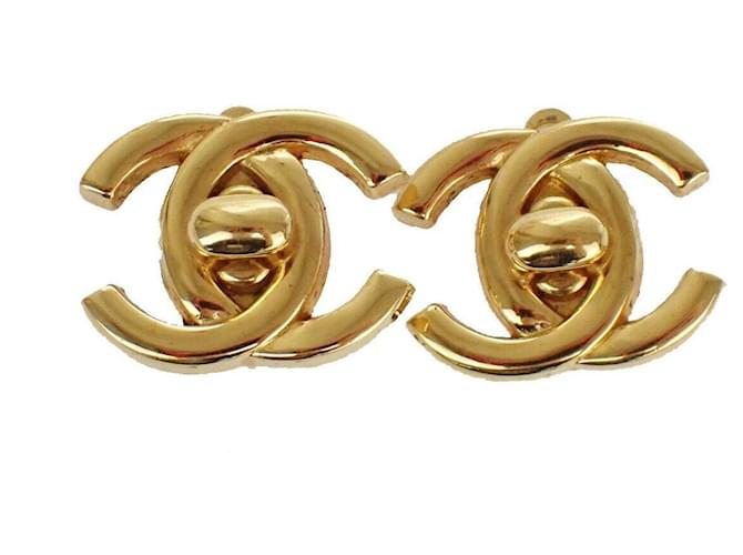 Timeless Chanel COCO Mark Dourado Metal  ref.1297000