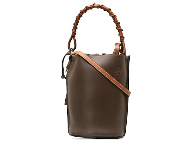 Brown Loewe Gate Bucket Bag Leather  ref.1297074