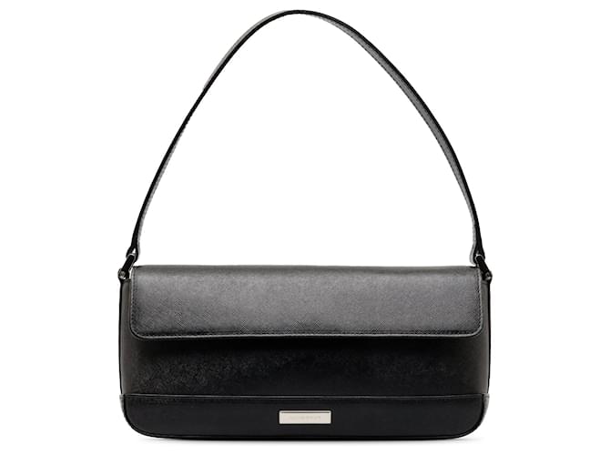 Black Burberry Leather Shoulder Bag  ref.1297083