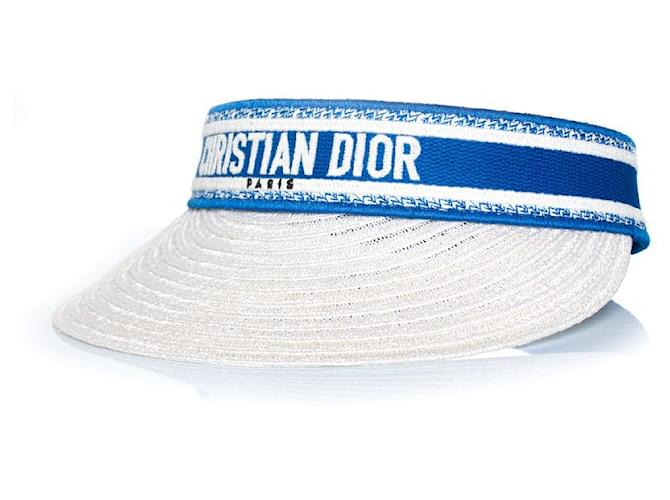 Christian Dior, Cappellino parasole in blu  ref.1297242