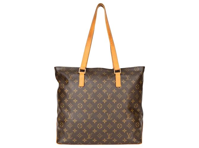 Louis Vuitton Canvas Monogram Mezzo Shopper Bag Brown Leather  ref.1297285