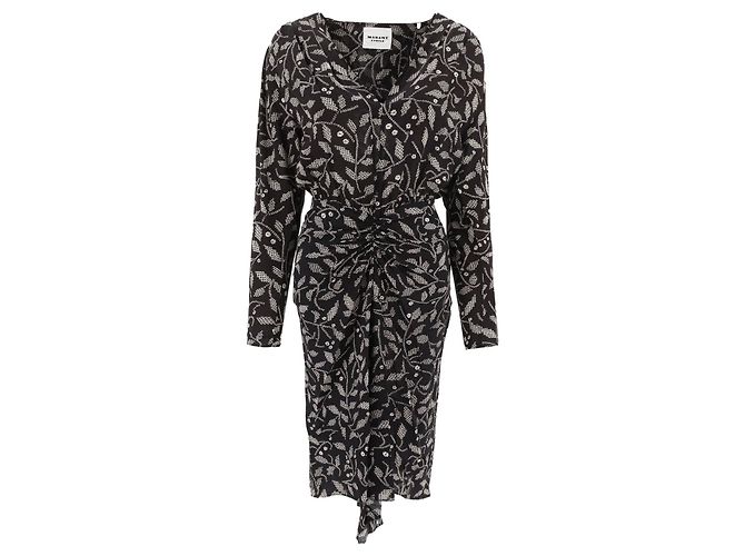 Isabel Marant Etoile Danalia Kleid Schwarz