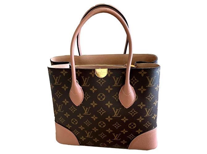 Bolsa Louis Vuitton Flandrin Monogram e Couro Rosa