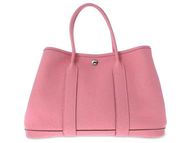 Hermès Pink Negonda Garden Party TPM Leather Pony-style calfskin  ref.1297495