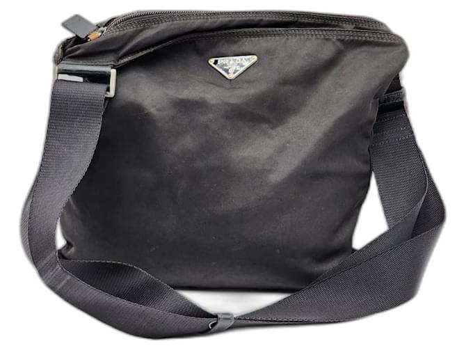 Prada Tessuto Black Nylon Crossbody Bag  ref.1297559