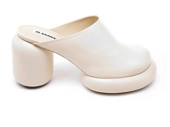 Jil Sander Leather Sandals Beige Size 39