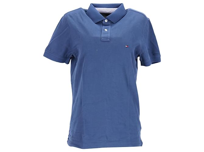 Tommy Hilfiger Mens Regular Fit Polo Shirt Green Cotton  ref.1297638