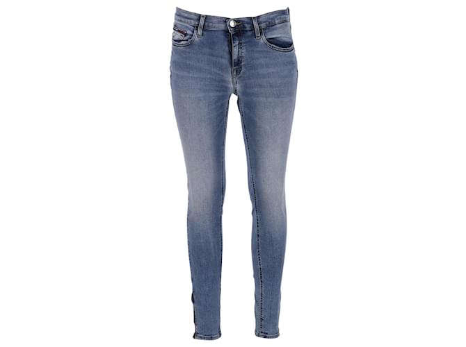 Tommy Hilfiger Jeans Nora da donna con vestibilità skinny e zip alla caviglia Blu Blu chiaro Cotone  ref.1297644