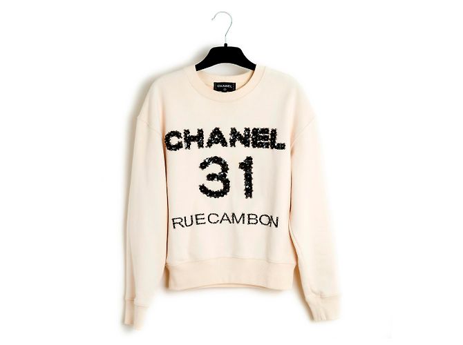 Pre Fall 2020 Chanel Cambon Top Sudadera S Crudo