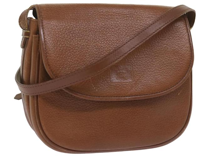 Autre Marque Burberrys Shoulder Bag Leather Brown Auth ep3582  ref.1297802