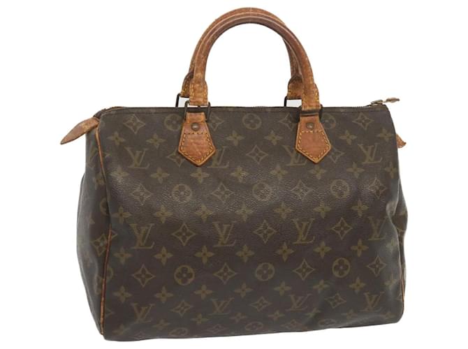 Louis Vuitton Monogram Speedy 30 Hand Bag M41526 LV Auth yk11207 Cloth  ref.1297803