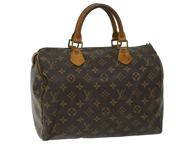 Louis Vuitton Monogram Speedy 30 Hand Bag M41526 LV Auth bs12499 Cloth  ref.1297853