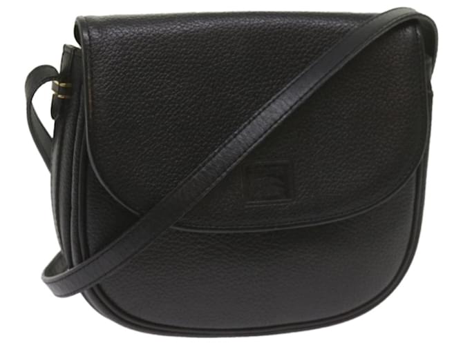 Autre Marque Burberrys Shoulder Bag Leather Black Auth ep3585  ref.1297908