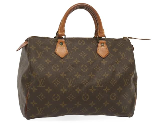 Louis Vuitton Monogram Speedy 30 Hand Bag M41526 LV Auth yk11059 Cloth  ref.1297937