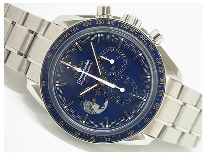 OMEGA Speedmaster reloj lunar Apolo 1745 aniversario 1972 Lot Limited Hombres Plata Acero  ref.1297946
