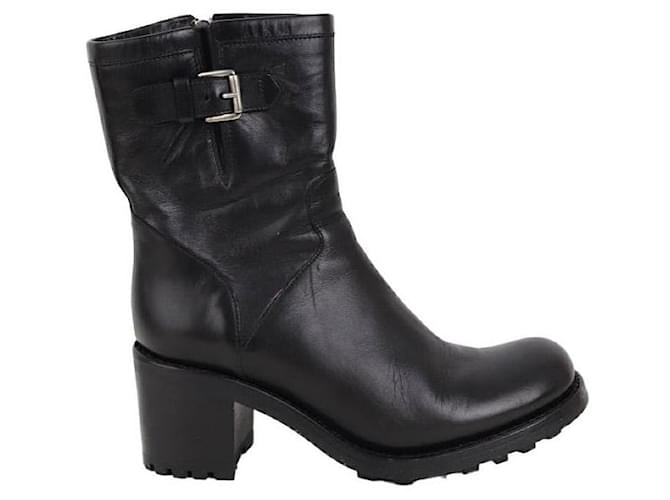 Free Lance Leather boots Black  ref.1297959