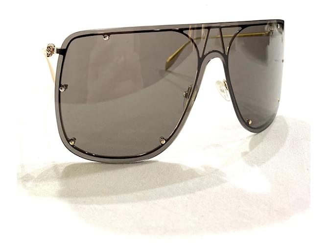 Alexander Mcqueen Sunglasses Grey Metal  ref.1297998