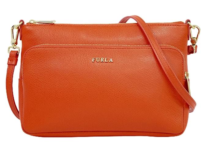 Furla Orange Leather  ref.1298046