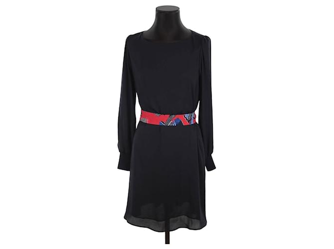 Claudie Pierlot Black dress Polyester  ref.1298088
