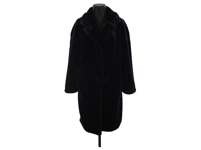 Tara Jarmon Black coat Polyester  ref.1298102