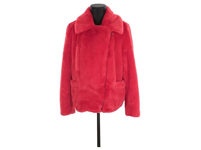 Zadig & Voltaire Mantel Rot Polyester  ref.1298105