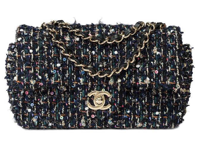 Sac Chanel Timeless/Classic Tweed Multicolor - 101754 Multiple colors  ref.1298112