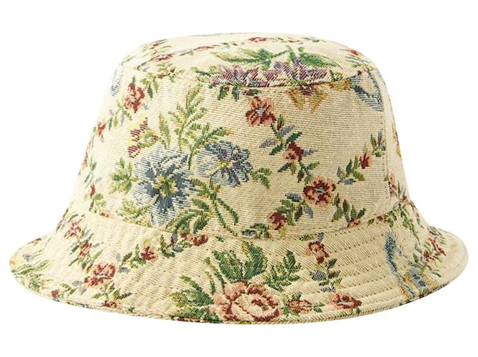 Trellis Tapestry Bucket Hat - Vivienne Westwood - Synthetic - Beige  ref.1298205