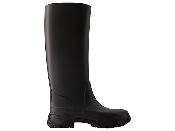 Maison Martin Margiela Tabi Rain Boots - Maison Margiela - Rubber - Black  ref.1298206
