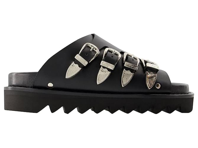 AJ1304 Sandals - Toga Pulla - Leather - Black  ref.1298244