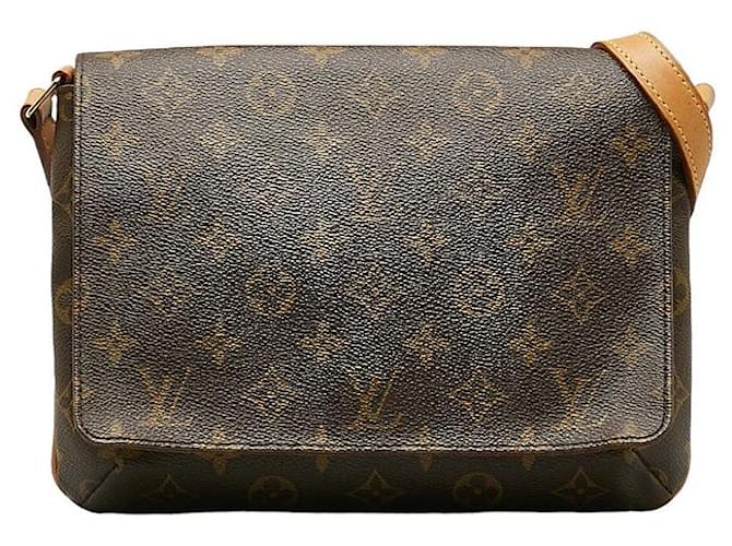 Louis Vuitton Monogram Musette Tango Bolso de hombro de lona con correa corta M51257 en buen estado Lienzo  ref.1298281