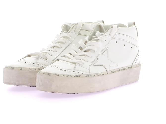 GOLDEN GOOSE  Trainers T.eu 37 leather White  ref.1298364