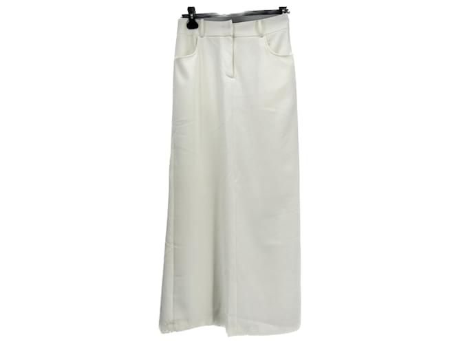 Autre Marque THE FRANKIE SHOP  Skirts T.International S Polyester White  ref.1298377